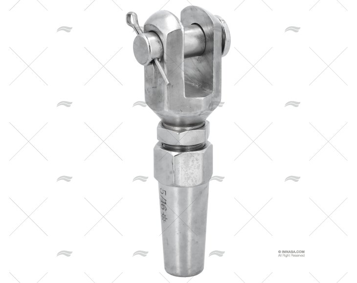 TERMINAL FORQUETA INOX-316  8mm