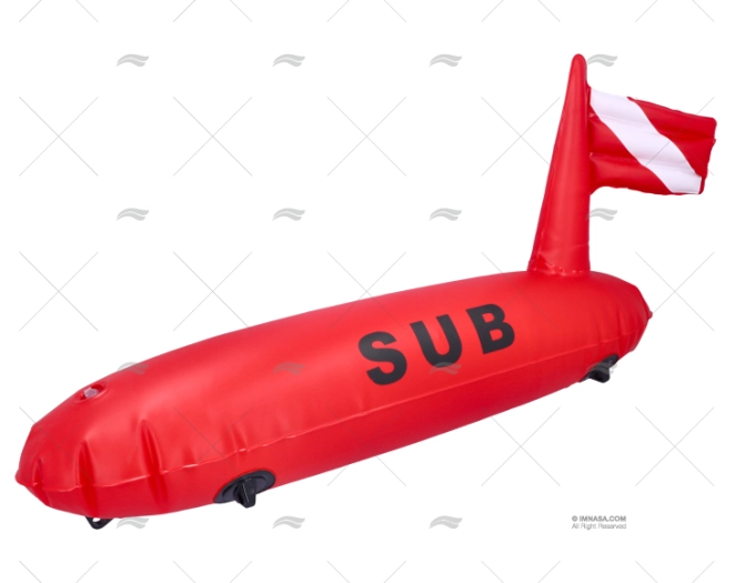 DIVING BUOY W/ INFLATABLE FLAG 271X800mm