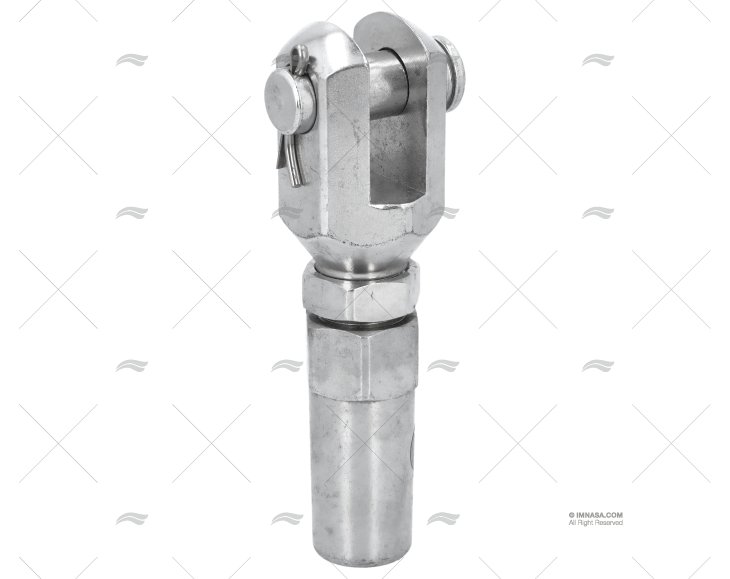 TERMINALE CAVO FORCELLA 10mm INOX-316