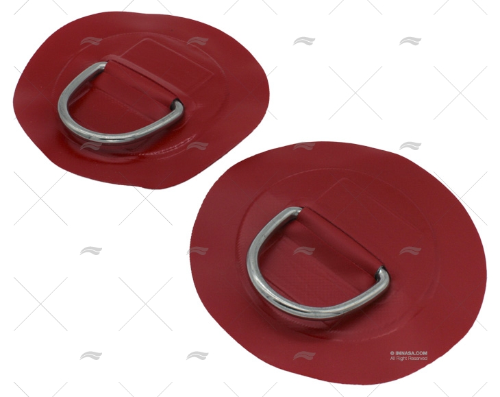 D-RING RED 155mm 2 UNITS