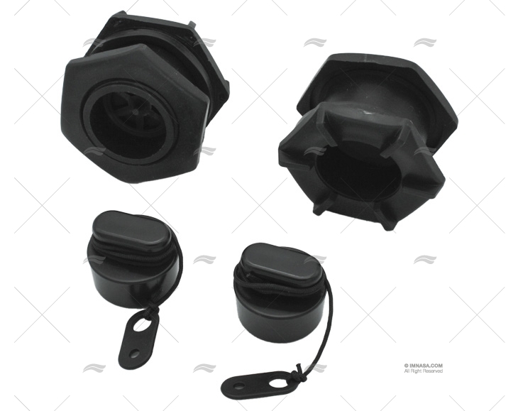 BLACK TRANSOM DRAIN PLUG