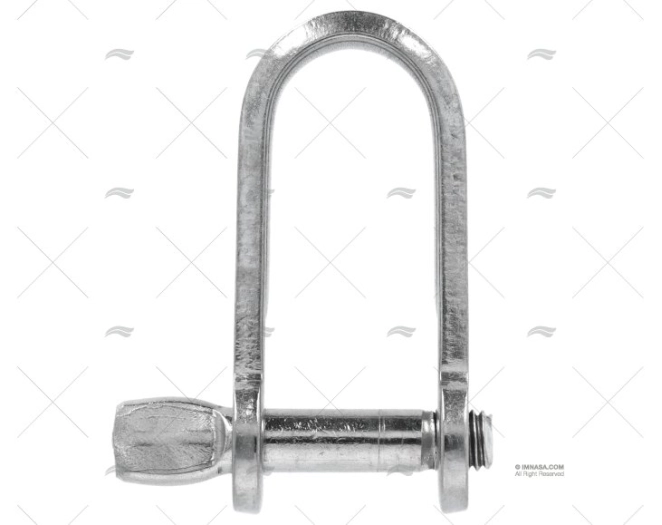 MANILHA PLANA INOX SS 304 8mm