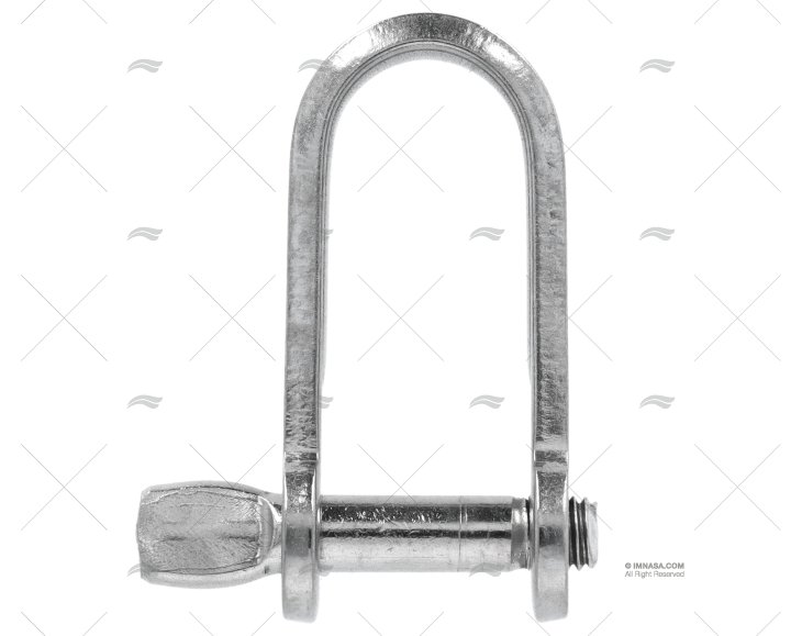 MANILHA PLANA INOX SS 304 8mm