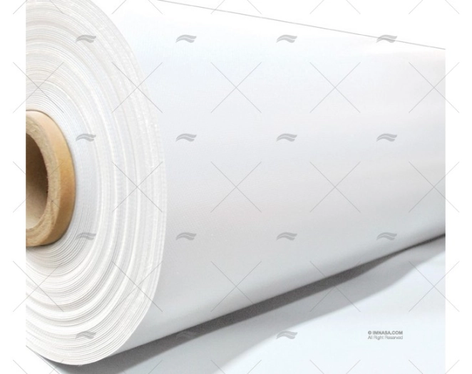 WHITE FABRIC FOR INFLATABLE BOATS