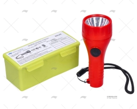 Torcia Led/Batteria alcalina per zattera di salvataggio.
