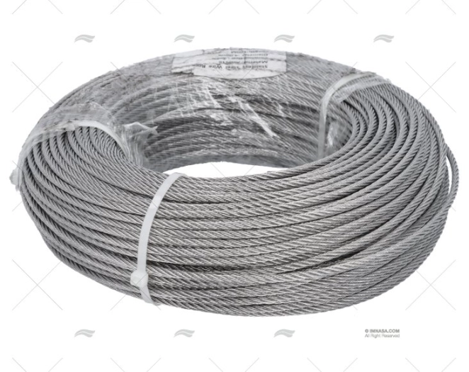 CAVO 7x7 INOX 4,00mm  100m