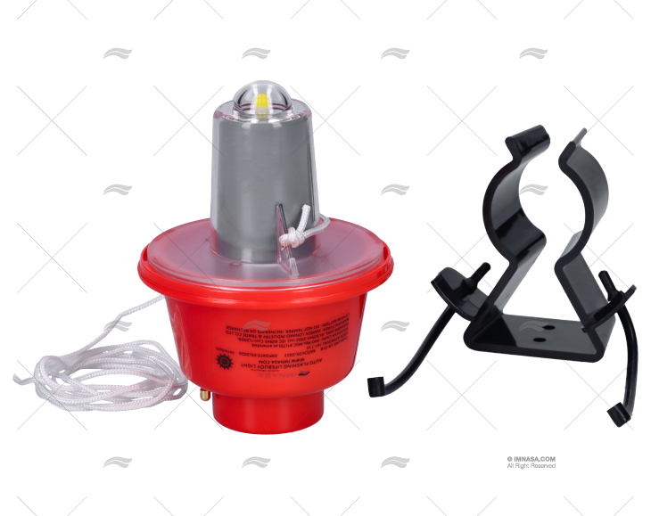 LUCE GALLEGGIANTE LED/BATTERIA LITIO ANELLO SALVAGENTE