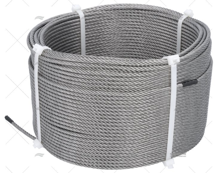 CAVO 7x19 INOX 5,00mm 100m