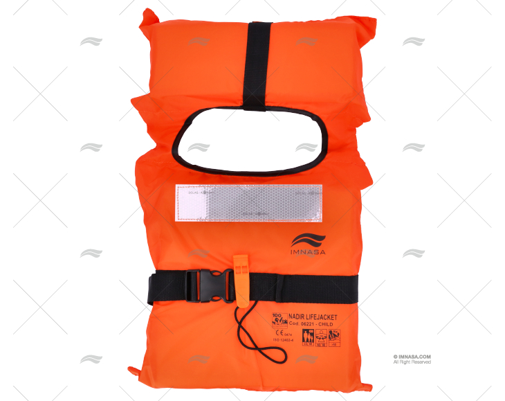 GILET SALVAGENTE NADIR  50N NEONATO ISO 12402-4 IMNASA