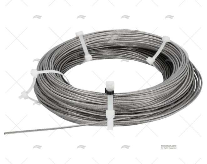 CAVO  1x19 INOX 3mm 100m