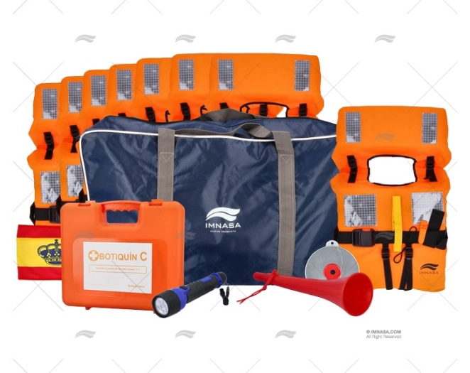 BOLSA SALVAMENTO 2/60 MILHAS 8 COLETES IMNASA