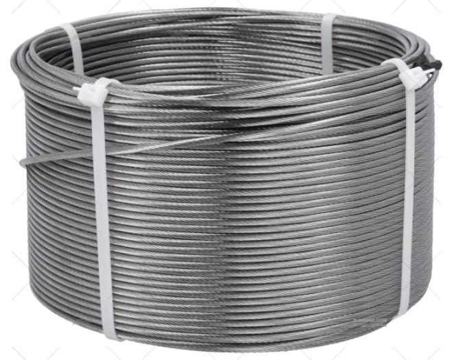 CAVO  1x19 INOX 4,00mm 100m
