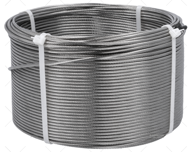 CABLE 1X19 INOX 4,00mm / ROULEAU 100 MT