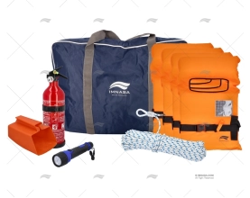 BOLSA SALVAMENTO 2 MILHAS ISO,4 COLETES IMNASA