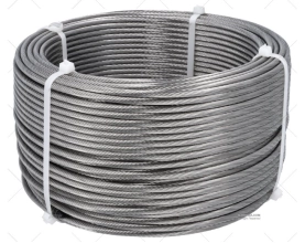 CAVO  1x19 INOX 6,00mm 100m