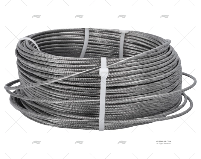 CAVO  1x19 INOX 5,00mm / ROTOLO 100