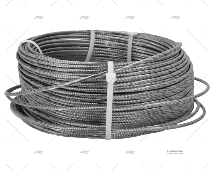 CABLE 1x19 INOX 5,00mm / ROULEAU 100
