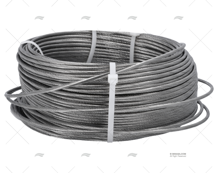CAVO  1x19 INOX 5,00mm / ROTOLO 100