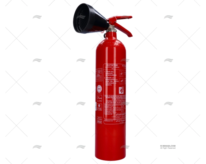 ESTINTORE CO2 2KG MANUALE,DIFFUSORE ALL. ANAF