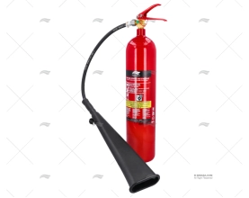 ESTINTORE CO2 5KG B MANUALE ACCIAIO IMNASA