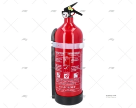 ESTINTORE ABC 2kg C/MANOMETRO FRANCIA ANAF