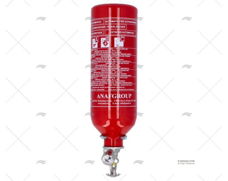 EXTINGUISHER ABC 1kg AUTOMATIC