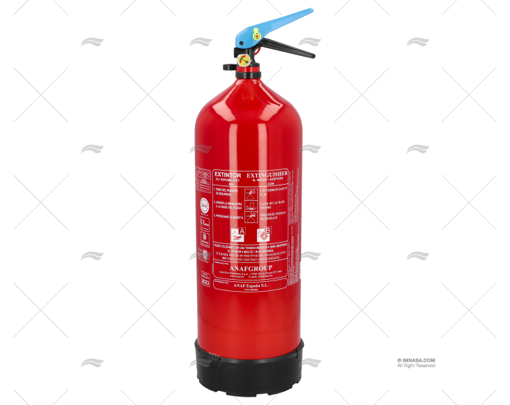 EXTINGUISHER 9L WATER AFFF 34A-233B