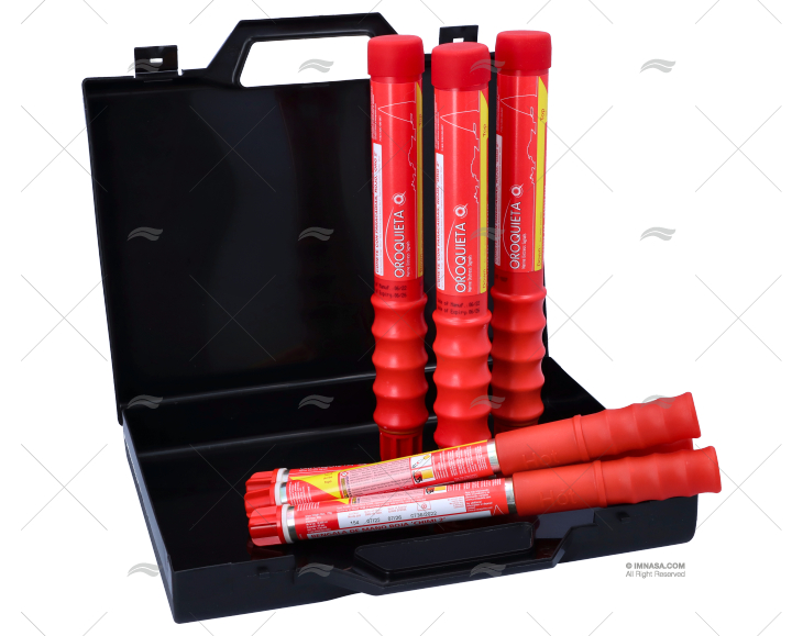 SET OF EMERGENCY FLARES CASE 3F-3P