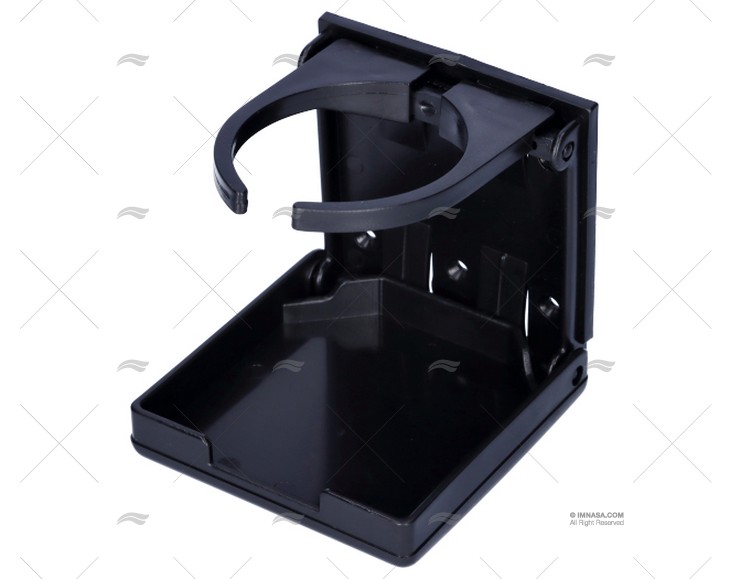 SUPPORTO BICCHIERE PIEGHEVOLE NERO