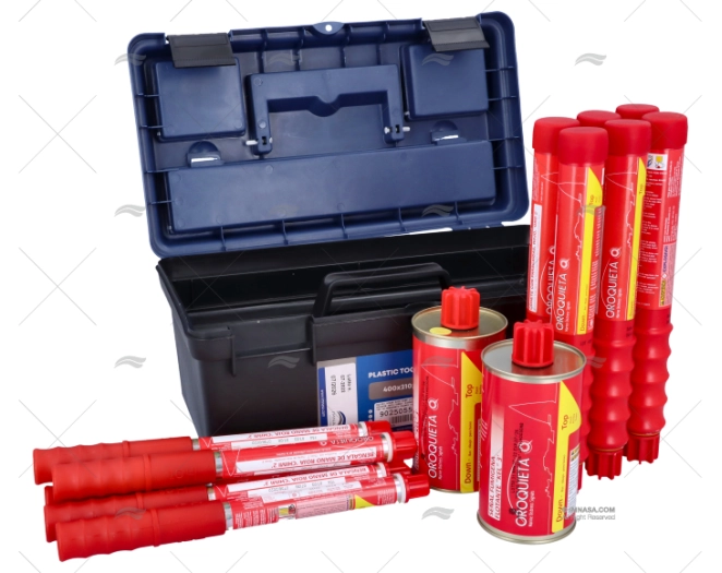 SET OF EMERGENCY FLARES CASE 6F-6P-2S