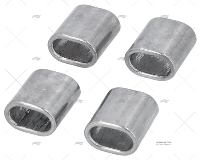 ABRAÇADEIRAS PARA CABOS INOX 6mm (4U)