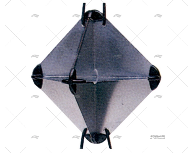 RIFLETTORE RADAR SECCHIO 215x215x300mm