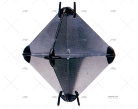 REFLETOR RADAR BALDE 215x215x300mm