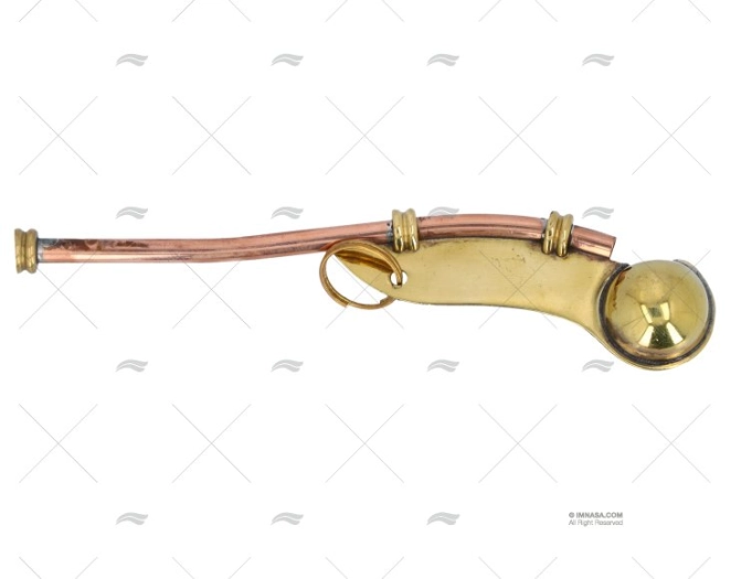 WHISTLE BOATSWAIN 140mm CHROMED BRASS