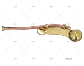 WHISTLE BOATSWAIN 140mm CHROMED BRASS
