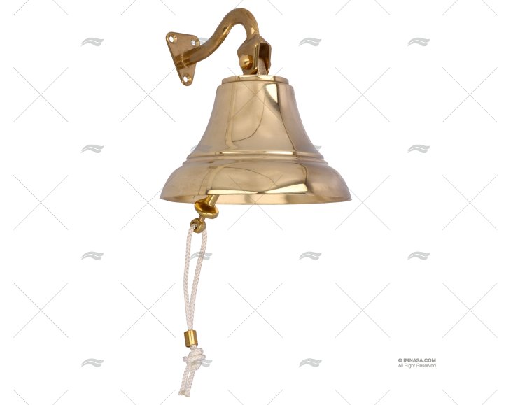 BELL IN POLISHED BRASS D.170mm