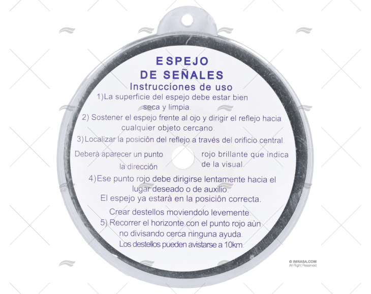 SIGNALLING MIRROR D.85mm