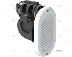 BUZINA HURRICANE 12V BRANCO MOLDURA
