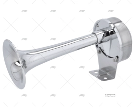BUZINA 12V ACÚSTICA SIMPLES INOX PVC