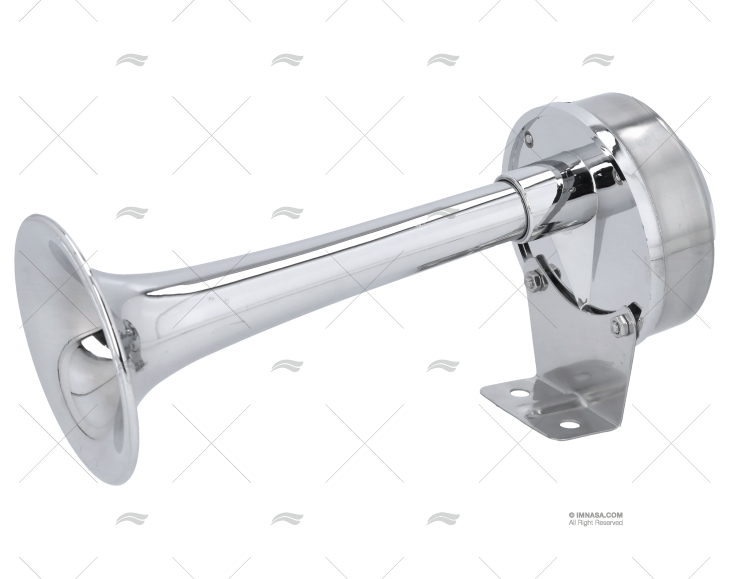 BUZINA 12V ACÚSTICA SIMPLES INOX PVC
