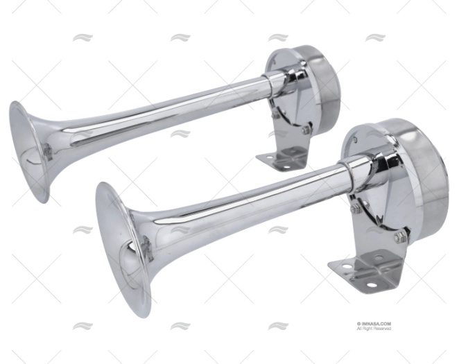 BOCCOLA 12V ACUSTICA DOPPIO INOX PVC