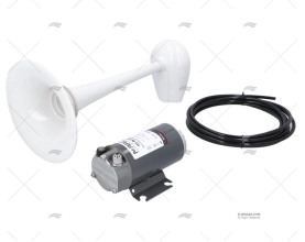 BUZINA 24V ACÚSTICA COMPRESSOR 123DB MOLDURA