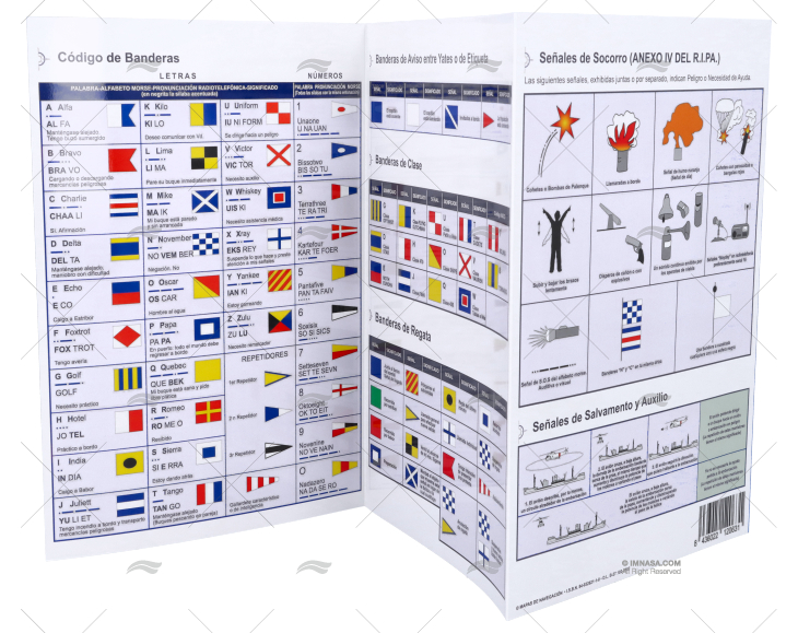 FOLHETO NAVEGAÇÃO SINAIS ESPANHOL