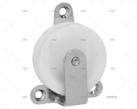 FIXED PULLEY IN BRASS 50mm