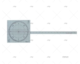 POLAR GONIOMETER RULER