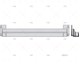 WALL MOUNT FOR HOLDING NAV. INSTRUMENTS