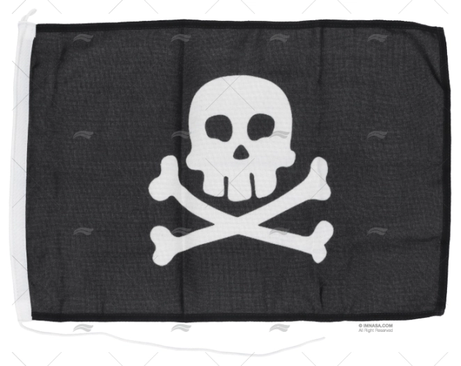 BANDIERA JOLLY ROGER         45x 30cm ADRIA BANDIERE