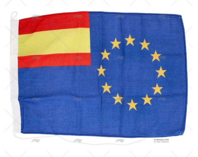 EURO-SPANISH FLAG 30x45cm HQ
