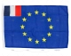 EURO-FRENCH FLAG 45x30cm HQ