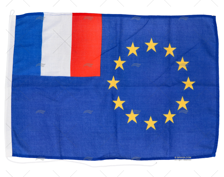EURO-FRENCH FLAG 60x40cm HQ